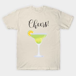 Glass of Tequila with lime - Tequila Day T-Shirt